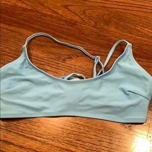 Blue Bikini Top
